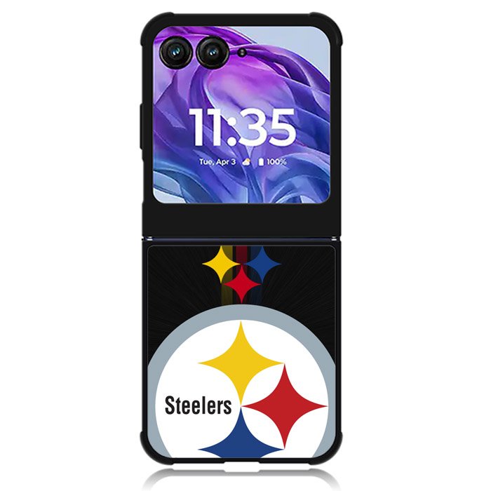 Pittsburgh Steelers Logo 3rd Motorola Moto Razr Plus 2024 , Moto Razr+ 2024 Case