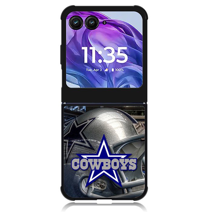 Dallas Cowboys Helmet Motorola Moto Razr Plus 2024 , Moto Razr+ 2024 Case