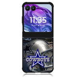 Dallas Cowboys Helmet Motorola Moto Razr Plus 2024 , Moto Razr+ 2024 Case