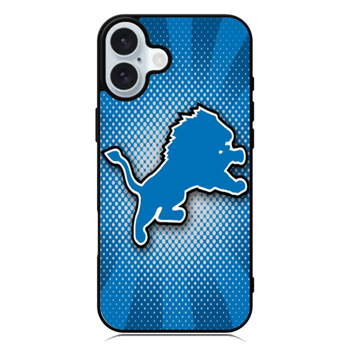 Detroit Lions Liser iPhone 16 Case