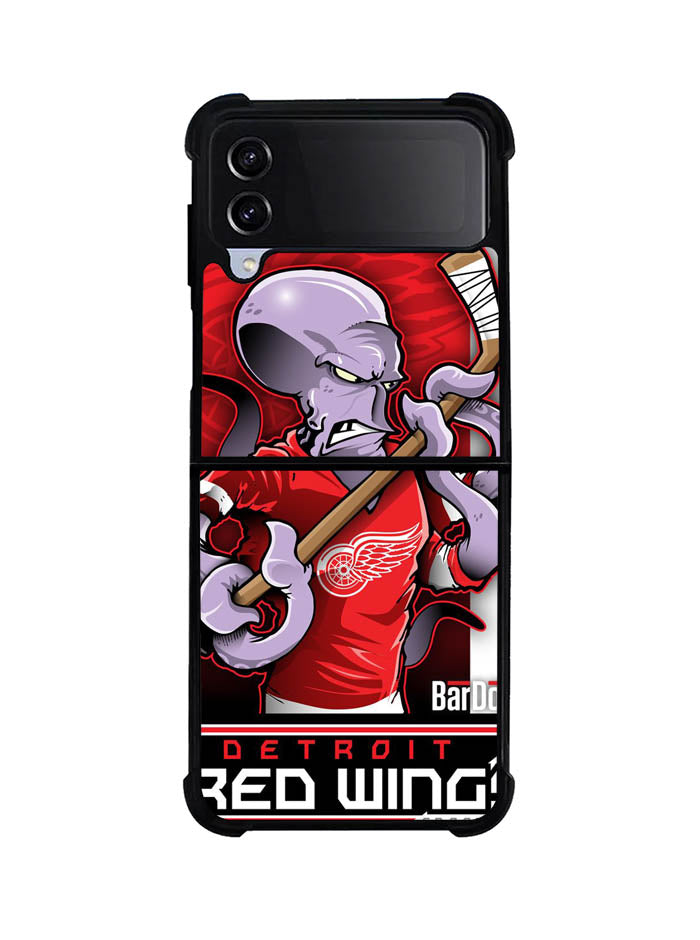 NHL Cartoon Mascout Detroit Red Wings Samsung Galaxy Z Flip 4 5G 2022 Case