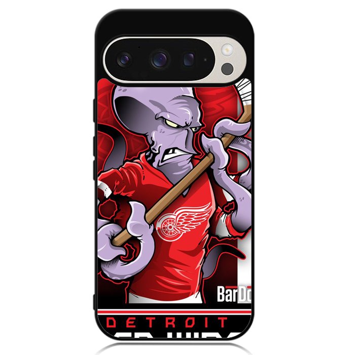 NHL Cartoon Mascout Detroit Red Wings Google Pixel 9 | Pixel 9 Pro Case