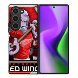 NHL Cartoon Mascout Detroit Red Wings Samsung Galaxy Z Fold 6 Case