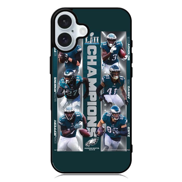 Philadelphia Eagles Super Bowl iPhone 16 Plus Case