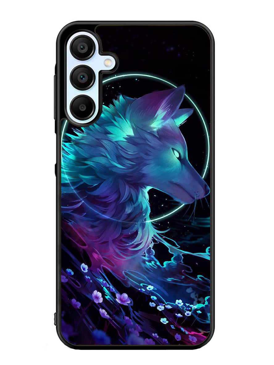 Cosmic Wolf of Galaxy Samsung Galaxy A25 5G Case