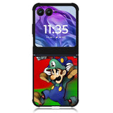 Luigi Mario Cute Cartoon Motorola Moto Razr Plus 2024 , Moto Razr+ 2024 Case