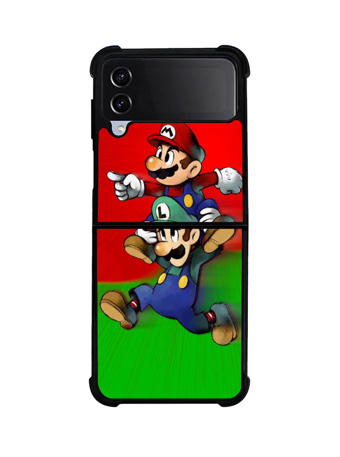 Luigi Mario Cute Cartoon Samsung Galaxy Z Flip 4 5G 2022 Case