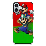 Luigi Mario Cute Cartoon iPhone 16 Plus Case