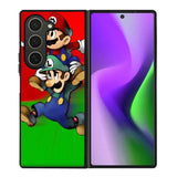 Luigi Mario Cute Cartoon Samsung Galaxy Z Fold 6 Case