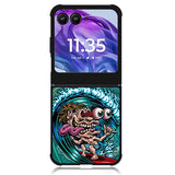 Skateboard Art Surfing Motorola Moto Razr Plus 2024 , Moto Razr+ 2024 Case