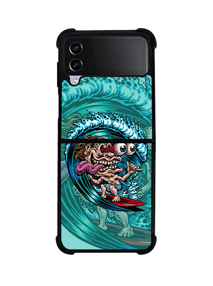 Skateboard Art Surfing Samsung Galaxy Z Flip 4 5G 2022 Case