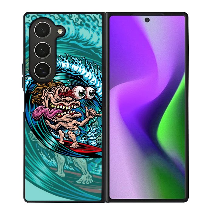 Skateboard Art Surfing Samsung Galaxy Z Fold 6 Case