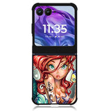 Ariel Little Mermaid ART Motorola Moto Razr Plus 2024 , Moto Razr+ 2024 Case