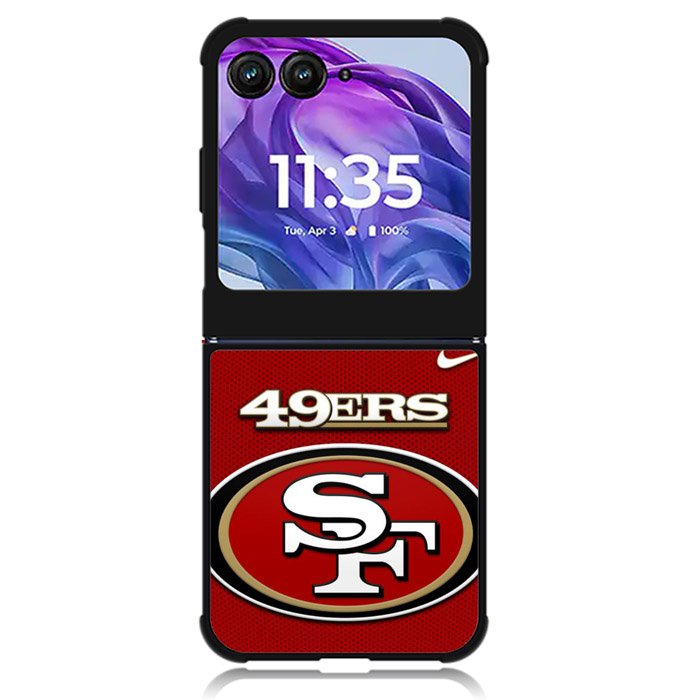 49ERS 1st Motorola Moto Razr Plus 2024 , Moto Razr+ 2024 Case