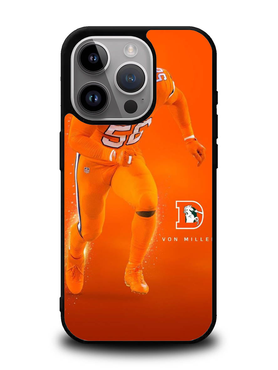 Von Miller Denver Broncos iPhone 16 Pro Max Case