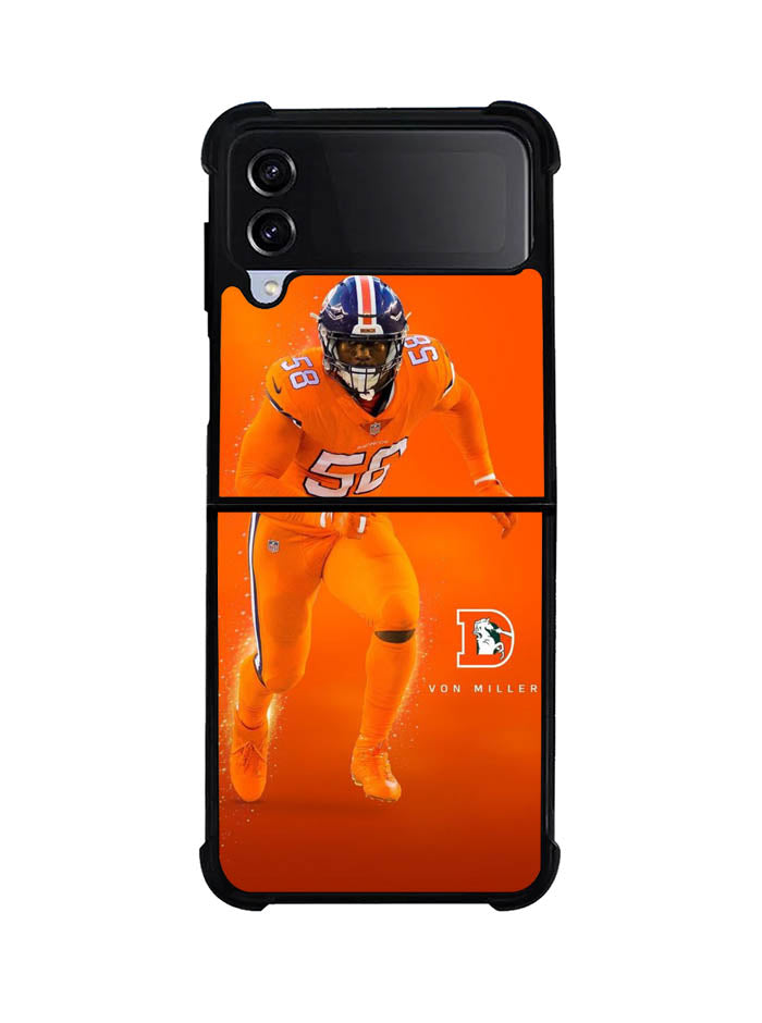 Von Miller Denver Broncos Samsung Galaxy Z Flip 4 5G 2022 Case