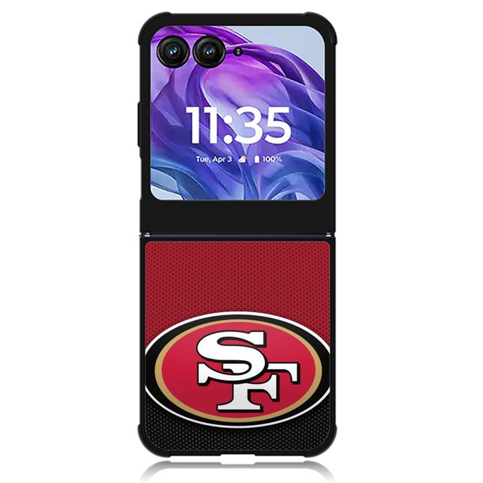 49ERS 2nd Motorola Moto Razr Plus 2024 , Moto Razr+ 2024 Case