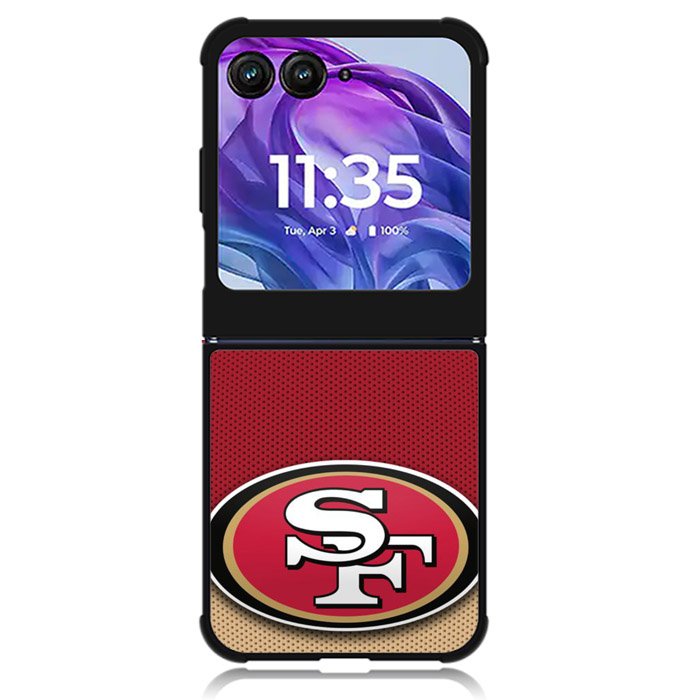 49ERS 3rd Motorola Moto Razr Plus 2024 , Moto Razr+ 2024 Case