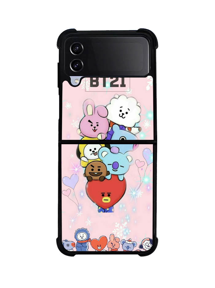 Party BT21 Samsung Galaxy Z Flip 4 5G 2022 Case