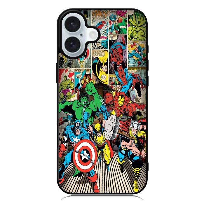 Marvel Comic Artwork iPhone 16 Case