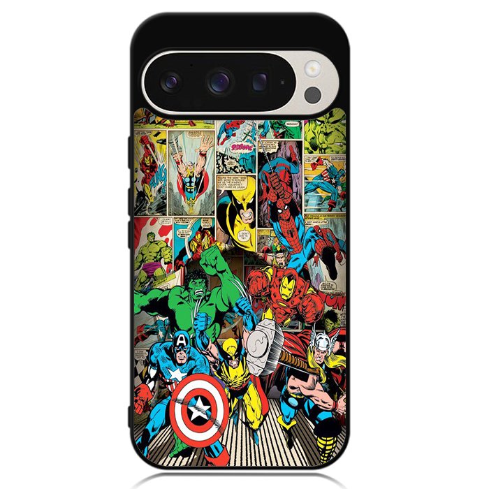 Marvel Comic Artwork Google Pixel 9 | Pixel 9 Pro Case