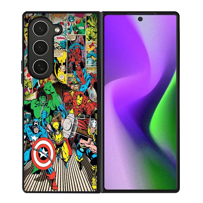 Marvel Comic Artwork Samsung Galaxy Z Fold 6 Case