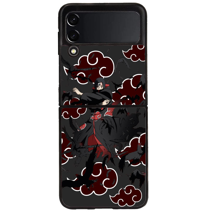 Naruto Itachi Uchiha Crows Jutsu 2nd Samsung Galaxy Z Flip 4 5G 2022 Case