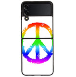 60S Peace Sign Logo Samsung Galaxy Z Flip 4 5G 2022 Case