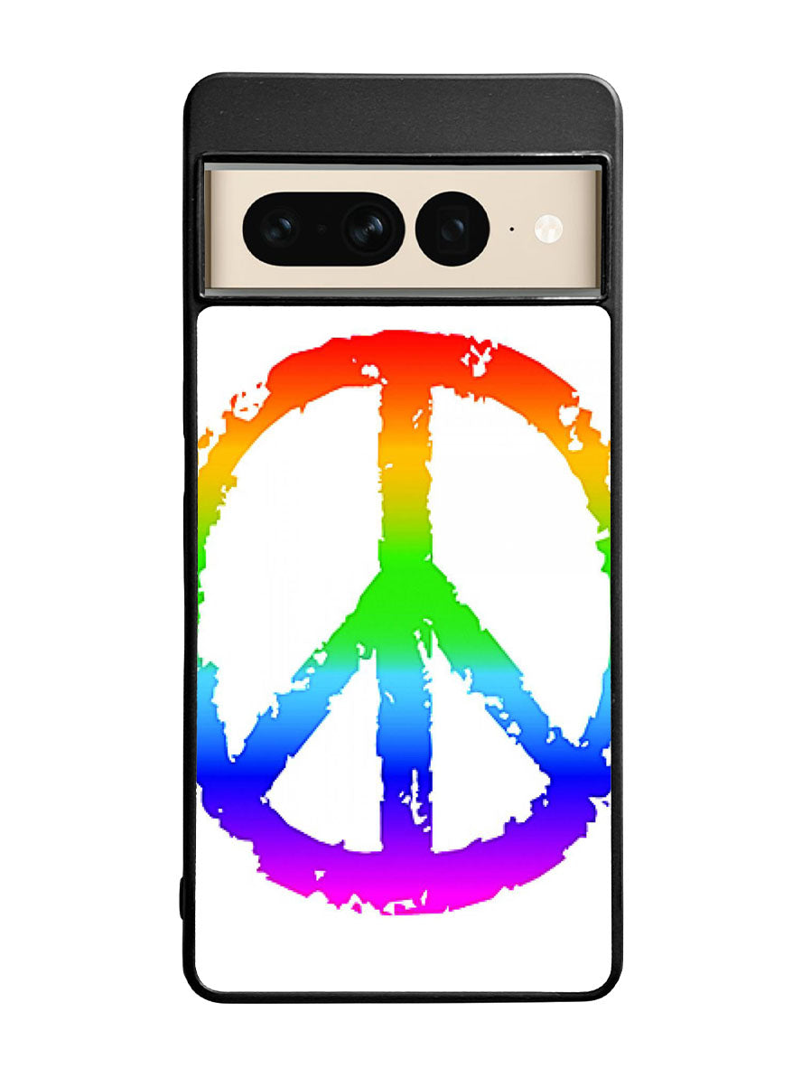 60S Peace Sign Logo Google Pixel 7 Pro Case