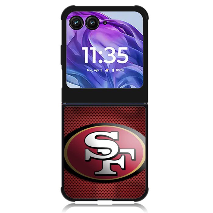 49ers logo 1st Motorola Moto Razr Plus 2024 , Moto Razr+ 2024 Case