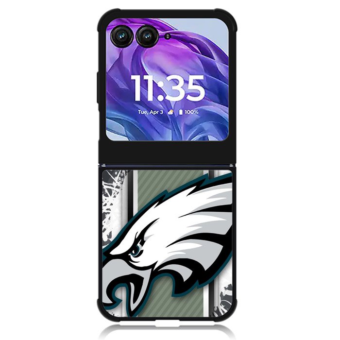 NFL Philadelphia Eagles Motorola Moto Razr Plus 2024 , Moto Razr+ 2024 Case