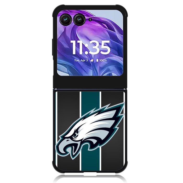 Philadelphia Eagles NFL Motorola Moto Razr Plus 2024 , Moto Razr+ 2024 Case