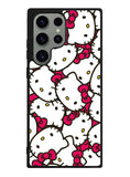 Hello Kitty Face Pattern Samsung Galaxy S23 Ultra 5G Case
