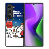 A Charlie Brown Peanuts Christmas Cartoon Samsung Galaxy Z Fold 6 Case