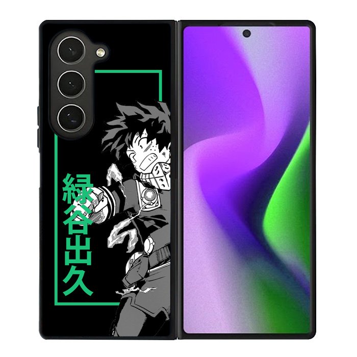 Deku My Hero Academia 3rd Samsung Galaxy Z Fold 6 Case