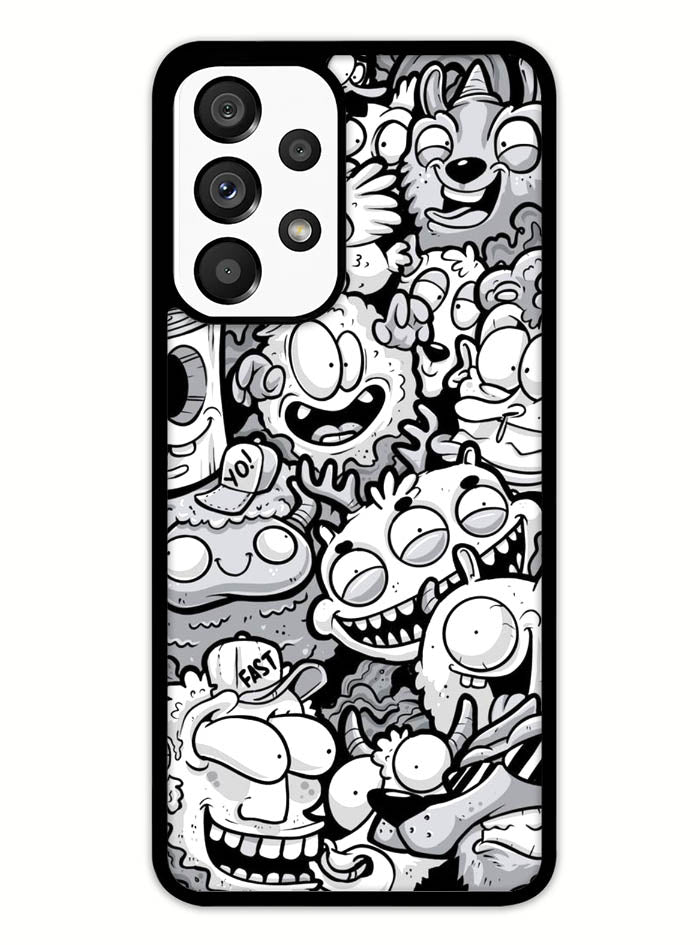 Doodle Art Cartoon Samsung Galaxy A53 5G Case