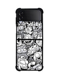 Doodle Art Cartoon Samsung Galaxy Z Flip 4 5G 2022 Case