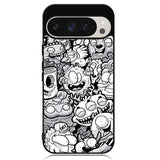 Doodle Art Cartoon Google Pixel 9 Pro XL Case