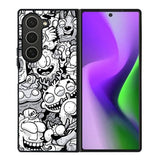 Doodle Art Cartoon Samsung Galaxy Z Fold 6 Case