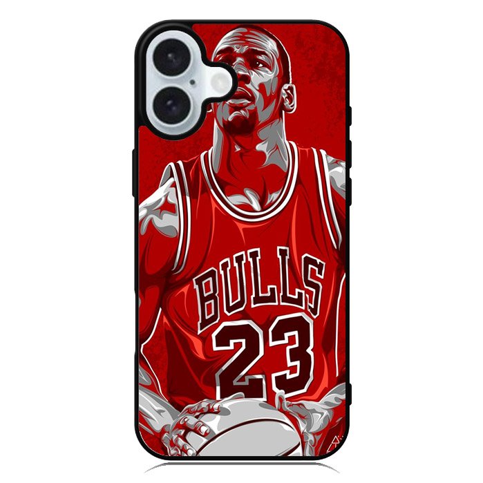 Michael Jordan Art iPhone 16 Case