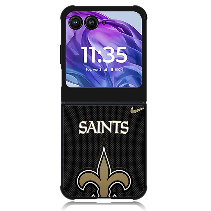 New Orleans Saints Logo 1st Motorola Moto Razr Plus 2024 , Moto Razr+ 2024 Case