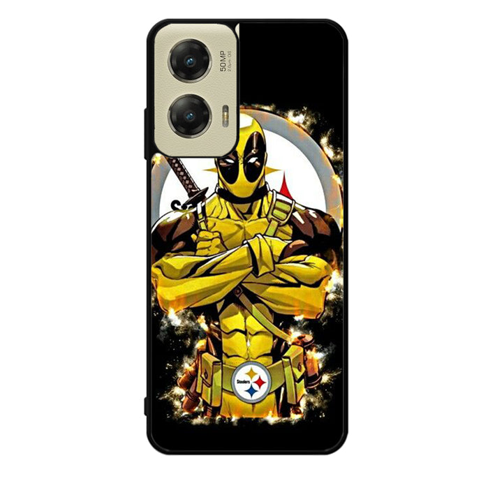 Pittsburgh Steelers Deadpool Motorola Moto G Stylus 5G 2024 Case