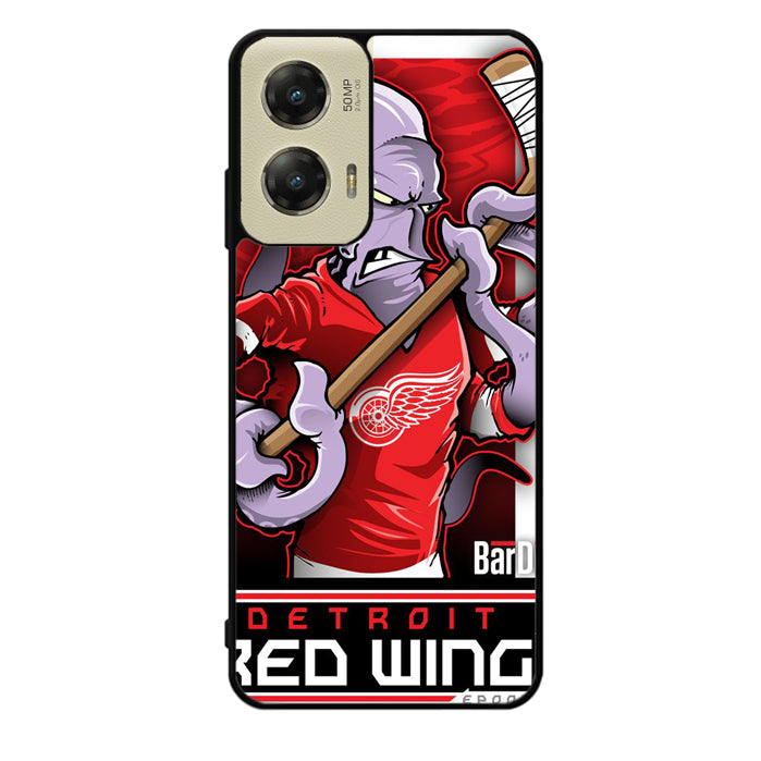 NHL Cartoon Mascout Detroit Red Wings Motorola Moto G Stylus 5G 2024 Case