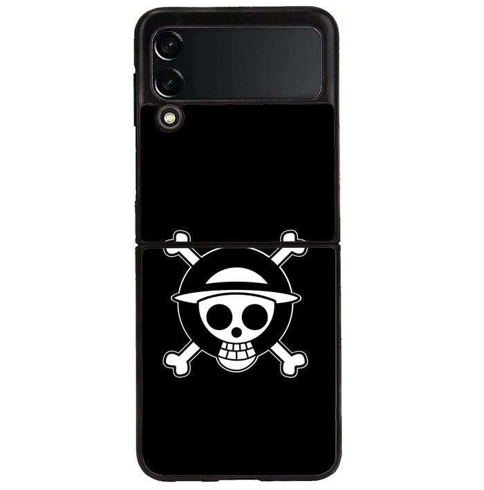 One Piece Logo Black Samsung Galaxy Z Flip 4 5G 2022 Case