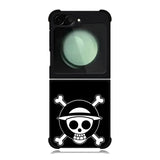 One Piece Logo Black Samsung Galaxy Z Flip 6 Case