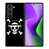 One Piece Logo Black Samsung Galaxy Z Fold 6 Case