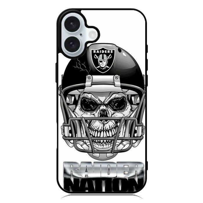 Oakland Raiders Nation iPhone 16 Plus Case