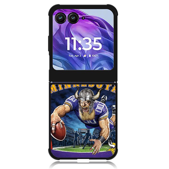 Minnesota Vikings Pride Since 1961 Motorola Moto Razr Plus 2024 , Moto Razr+ 2024 Case