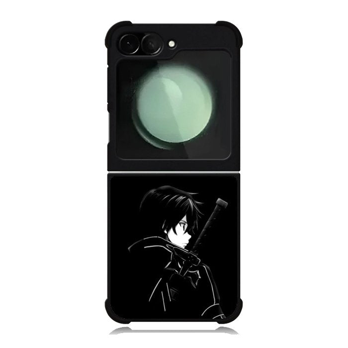 Sword Art Online Kirito Silouete Anime Lovers Samsung Galaxy Z Flip 6 Case