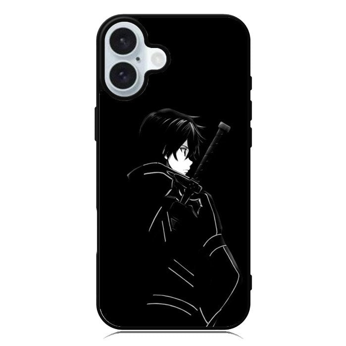 Sword Art Online Kirito Silouete Anime Lovers iPhone 16 Case